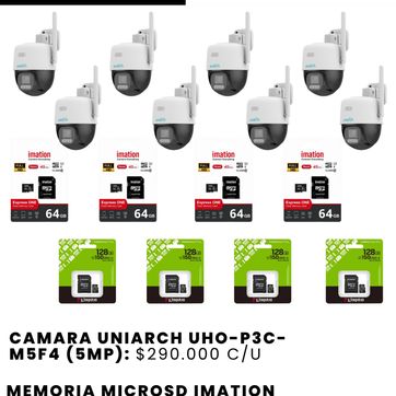 Imagen del producto KIT WIFI UNIARCH X8 EXTERIOR 5MP