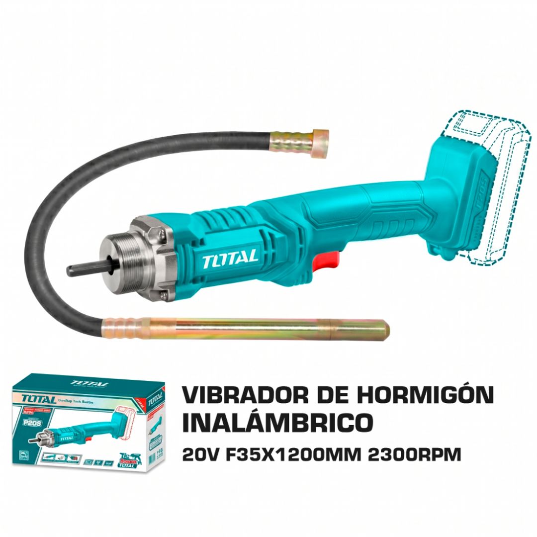 VIBRADORA DE CONCRETO INALAMBRICO 20V 