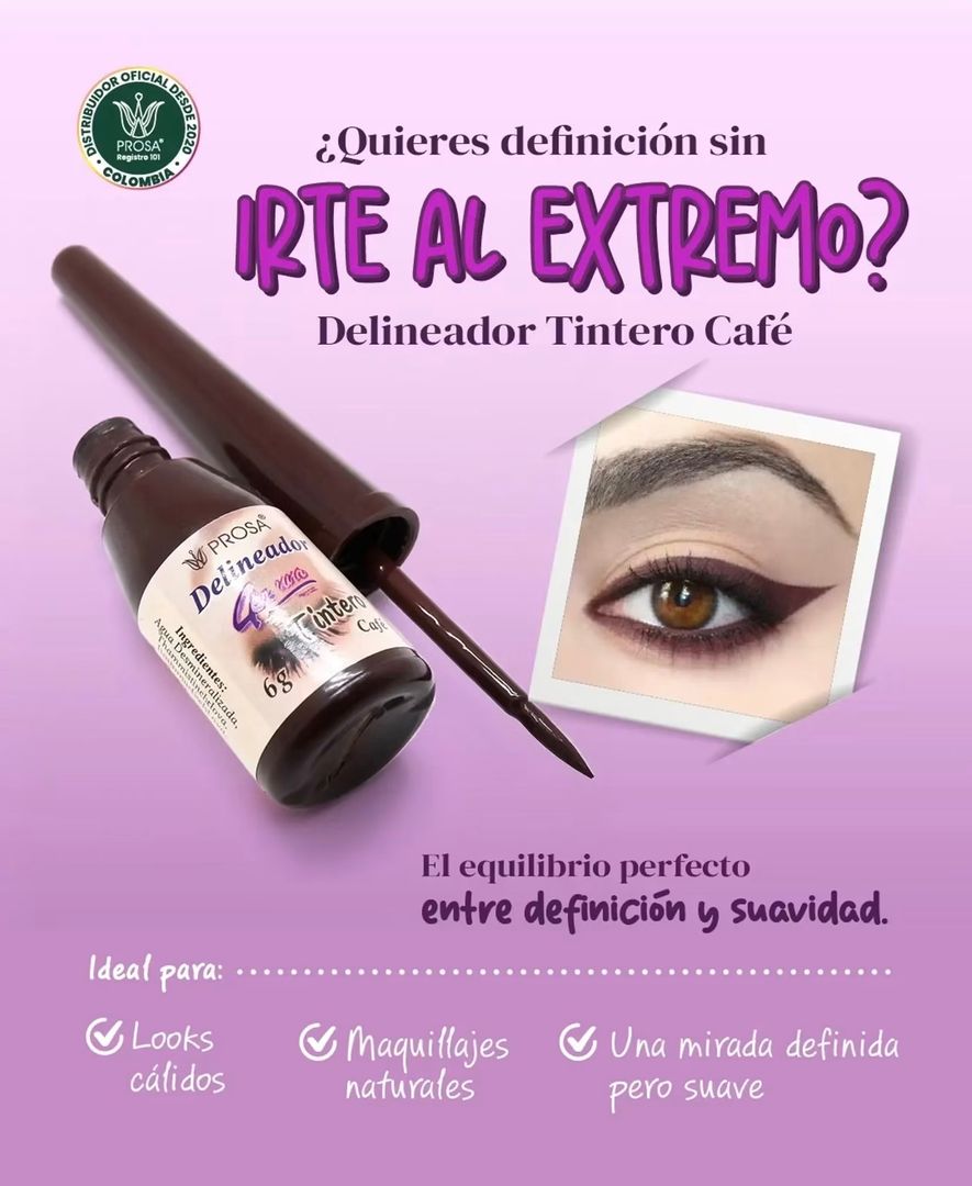 Delineador tintero líquido 