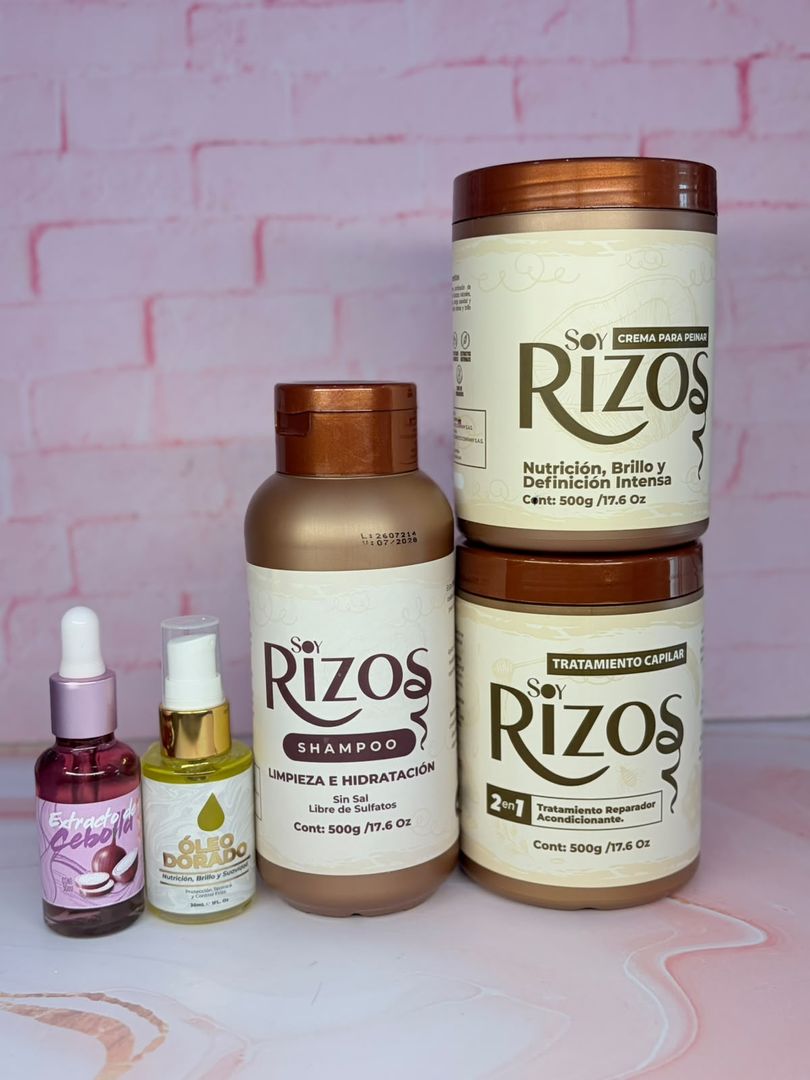 Kit soy rizos, nutrición y crecimiento 