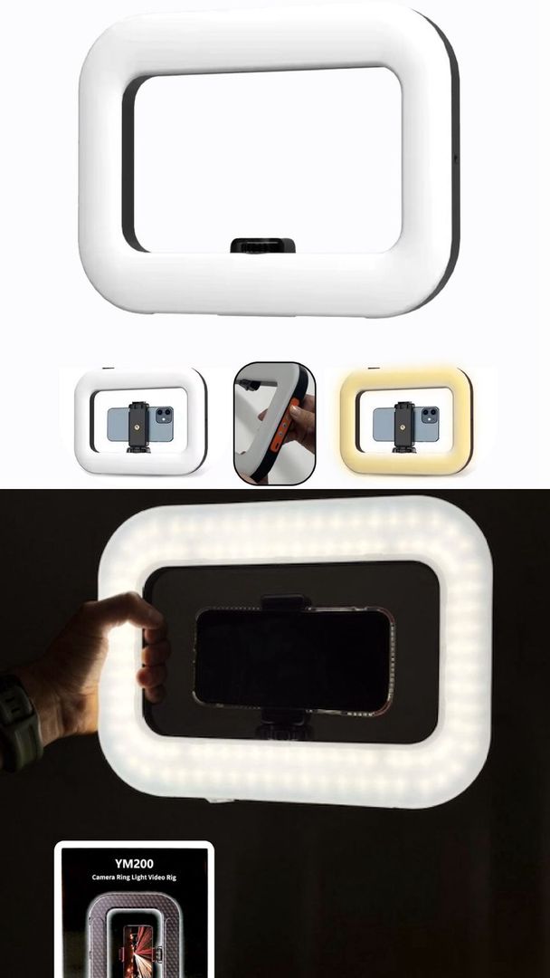 Luz de aro rectangular portátil YM200