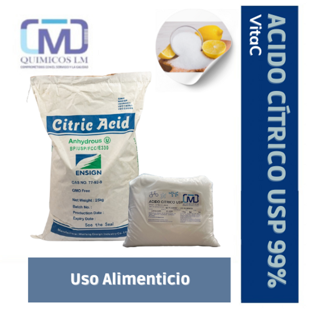 ÁCIDO CÍTRICO USP/ALIMENTOS