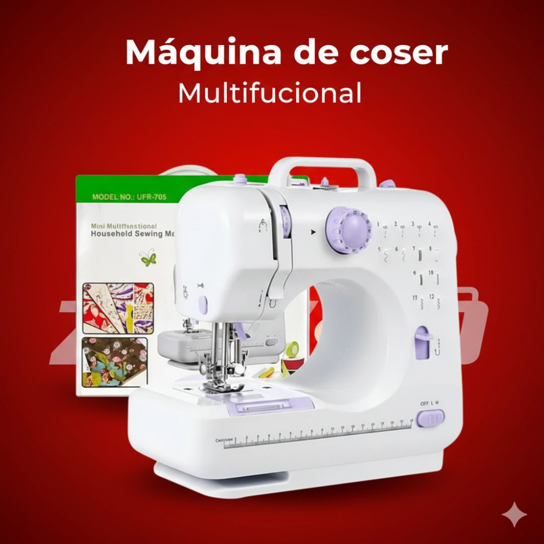 MINI MÁQUINA DE COSER MULTIFUNCIONAL 
