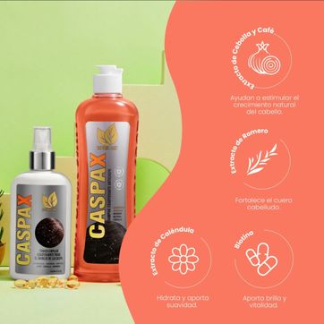 Kit Anti-caspa Caspax antigrasa Naturalsant - imagen 2