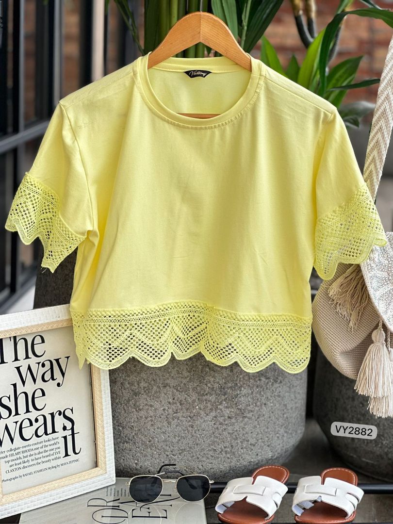 BLUSA CAPRI ENCAJE VY2882
