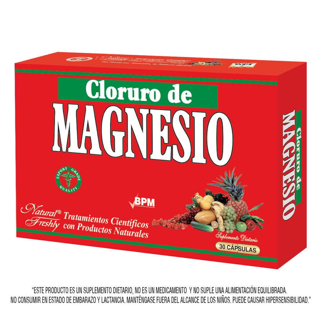 CLORURO DE MAGNESIO NATURAL FRESHLY SOB X 10 CAPS