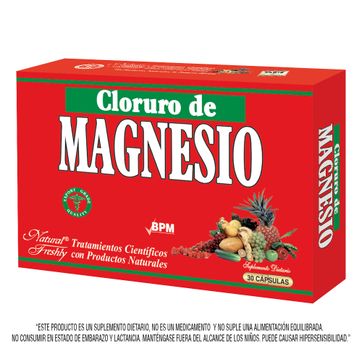 Imagen del producto CLORURO DE MAGNESIO NATURAL FRESHLY SOB X 10 CAPS