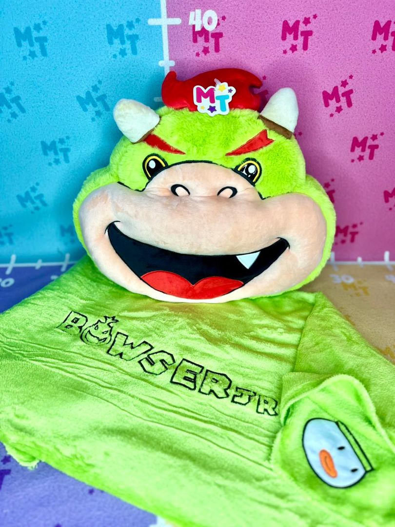 Cojin cobija Bowser Junior