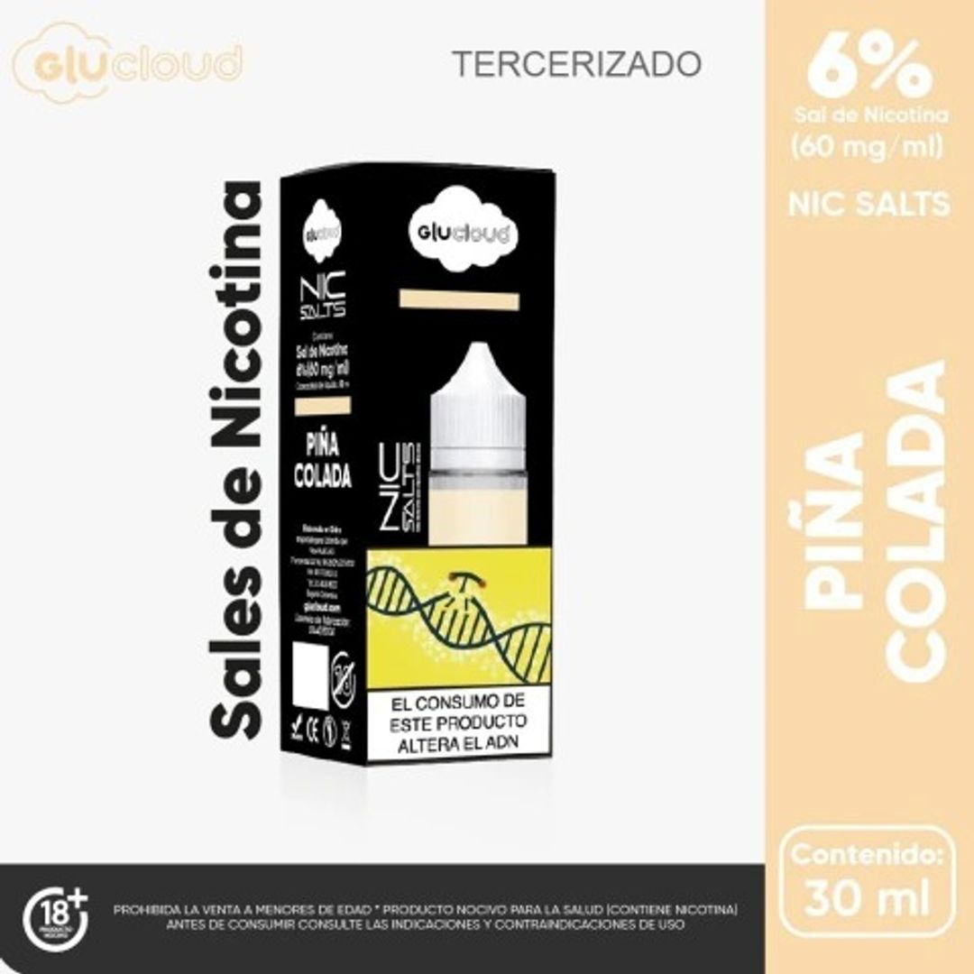 Glucloud E-liquid Esencia Piña Colada 5% Nicotina