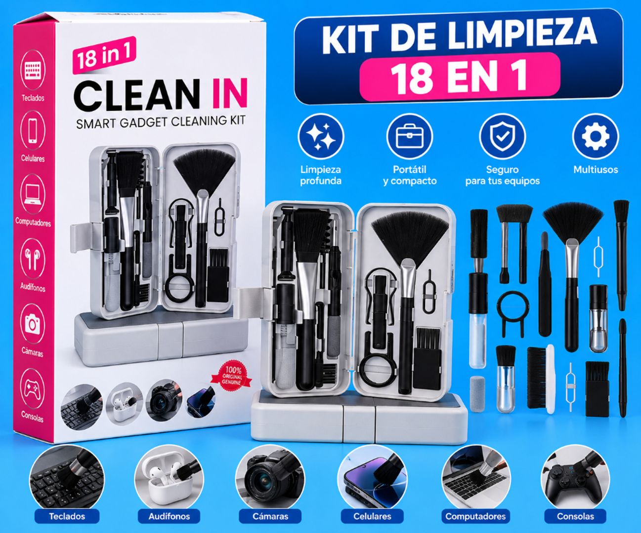 Kit de Limpieza 18 en 1