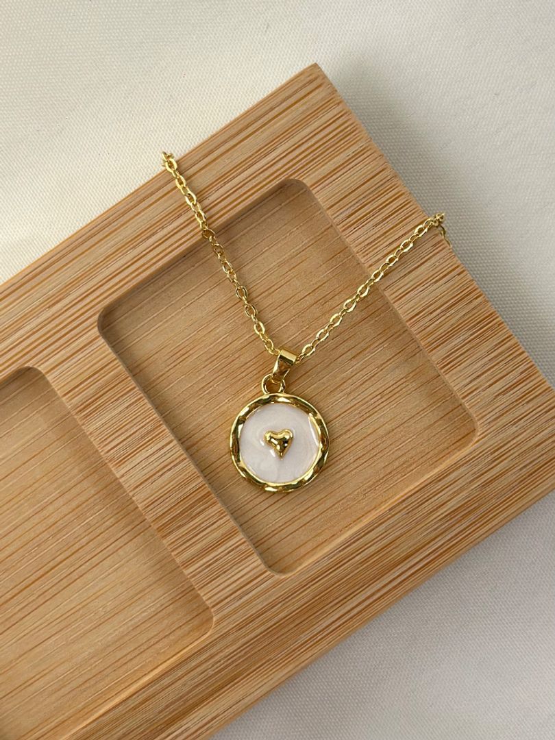 Cadena corazón círculo 