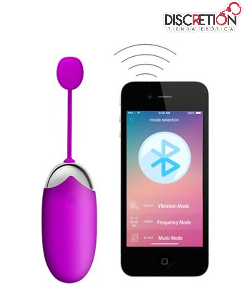 VIBRADOR CON APP EN FORMA DE HUEVO