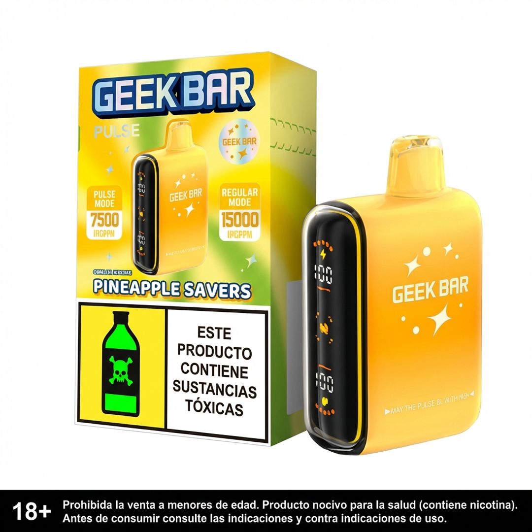 Geek Bar Pulse Pineapple Savers 15.000 Puffs