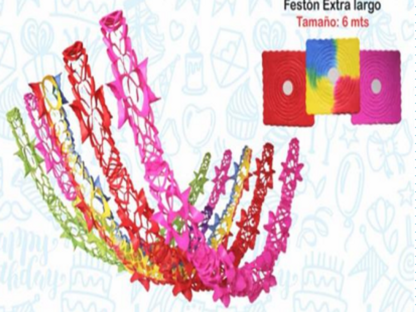 FESTON EXTRA LARGO 6 MTS