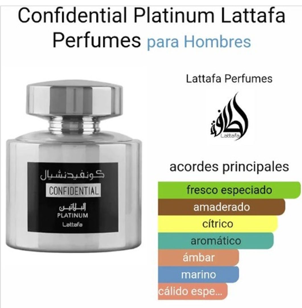 Confidential Platinum-HOMBRE 100ML