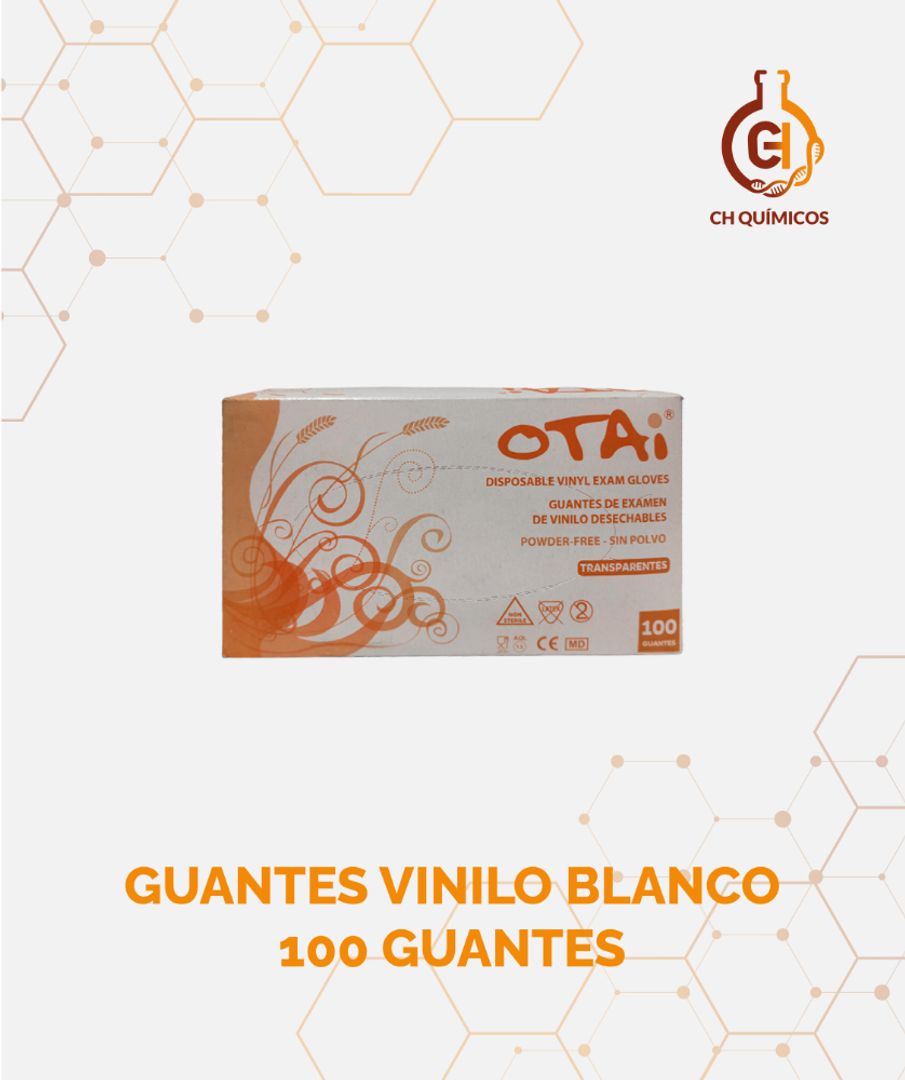 GUANTES VINILO BLANCO