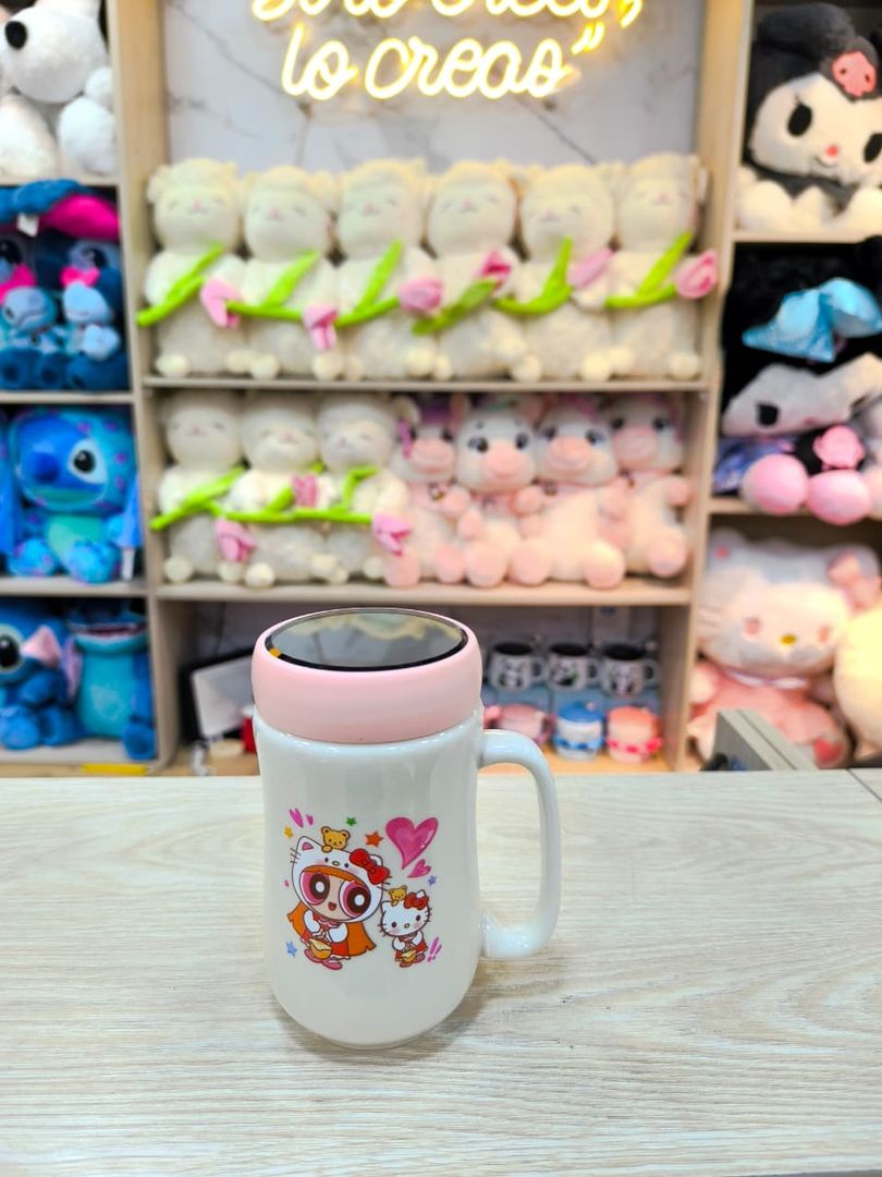 TAPA ESPEJO CHICAS Y SANRIO