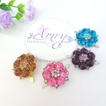 Imagen del producto Aplique Metálico Flor 2,5cm