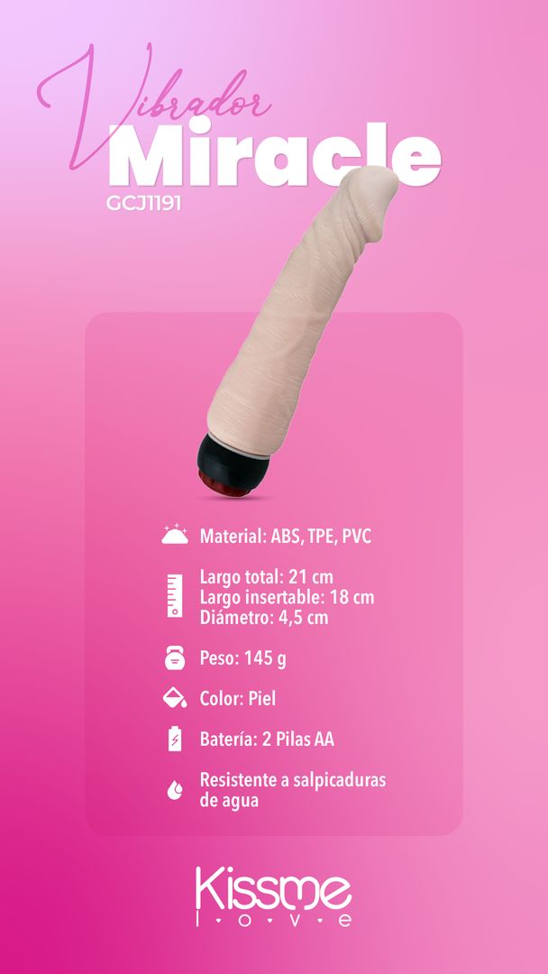 Vibrador Miracle Flesh