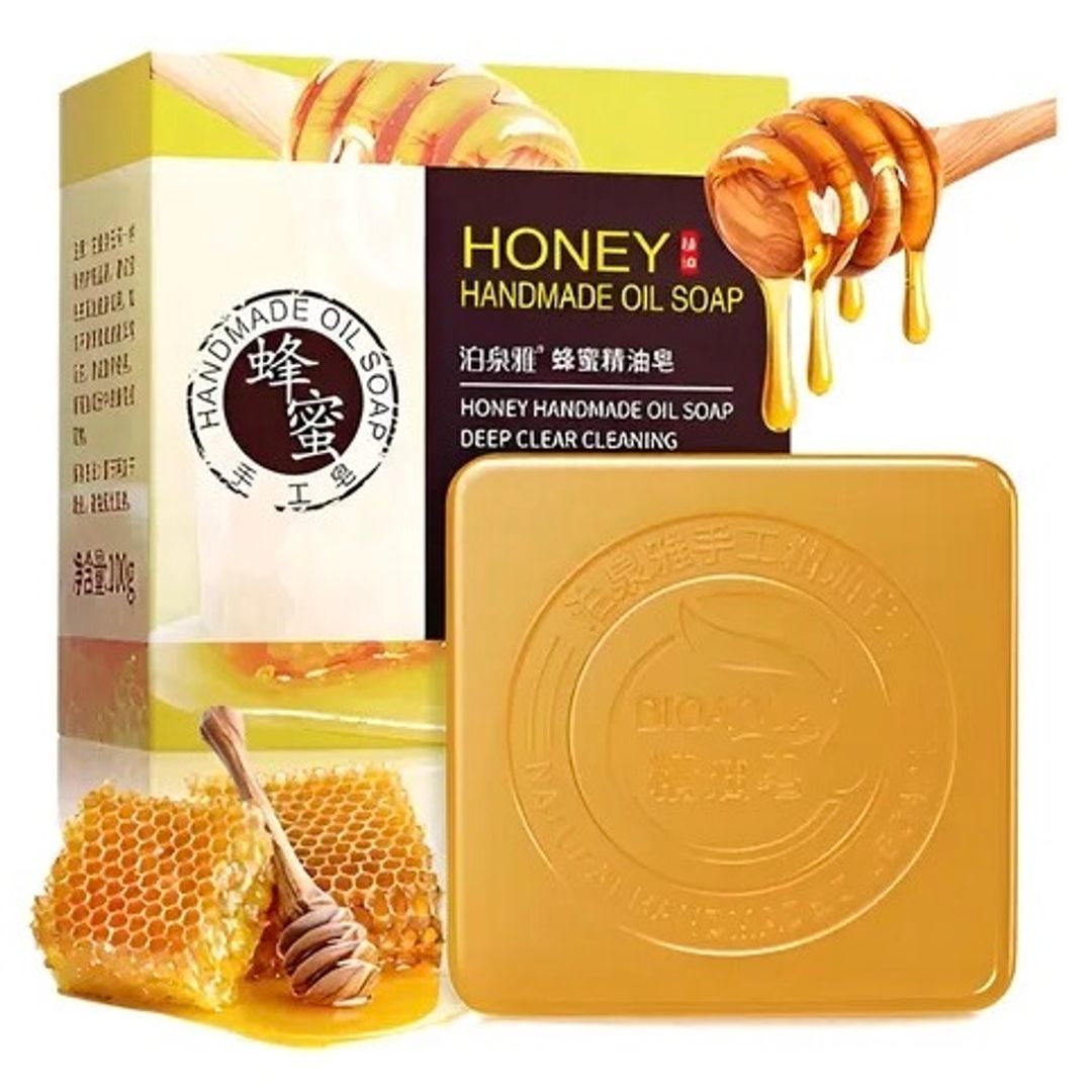 JABON EN BARRA DE MIEL 100G BIOAQUA