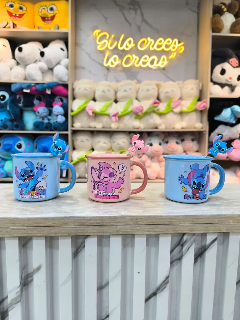 * MUG VASO BORDE STICH RELIEVE*