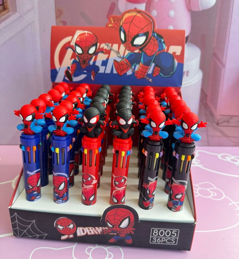 Lapiceros multiminas Spiderman 