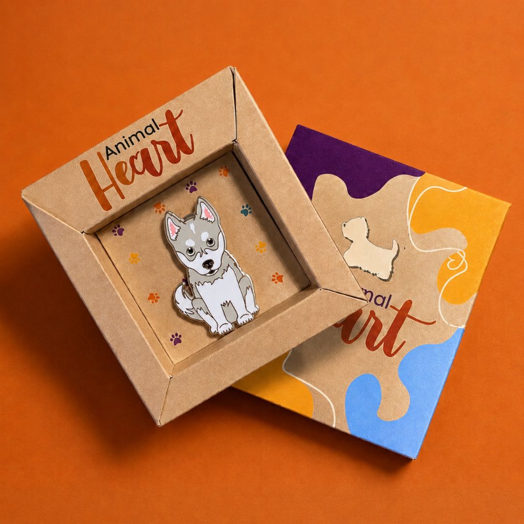 PIN HUSKY BLANCO 