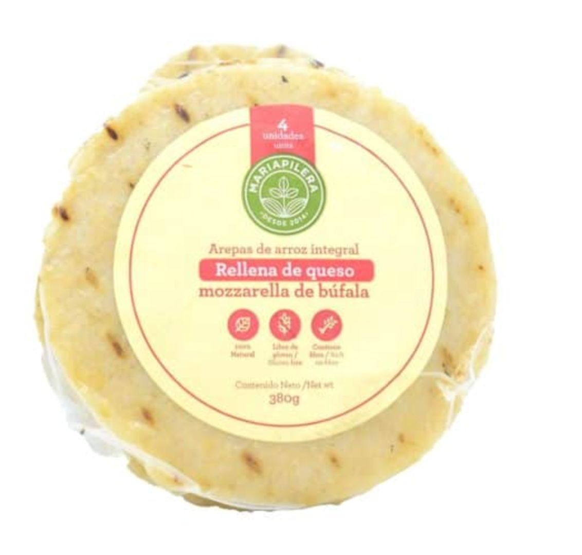 AREPA RELLENA DE QUESO DE BUFALA X 4 UND MARIAPILERA