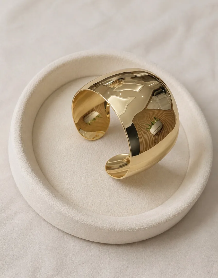 Pulsera gruesa lisa 