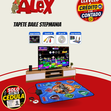 Imagen del producto TAPETE BAILE STEPMANIA