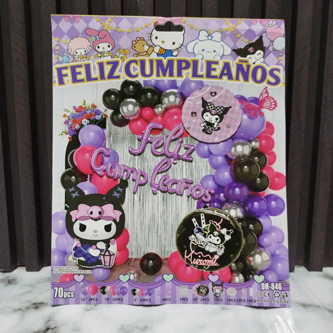 ARCO DE GLOBOS KUROMY