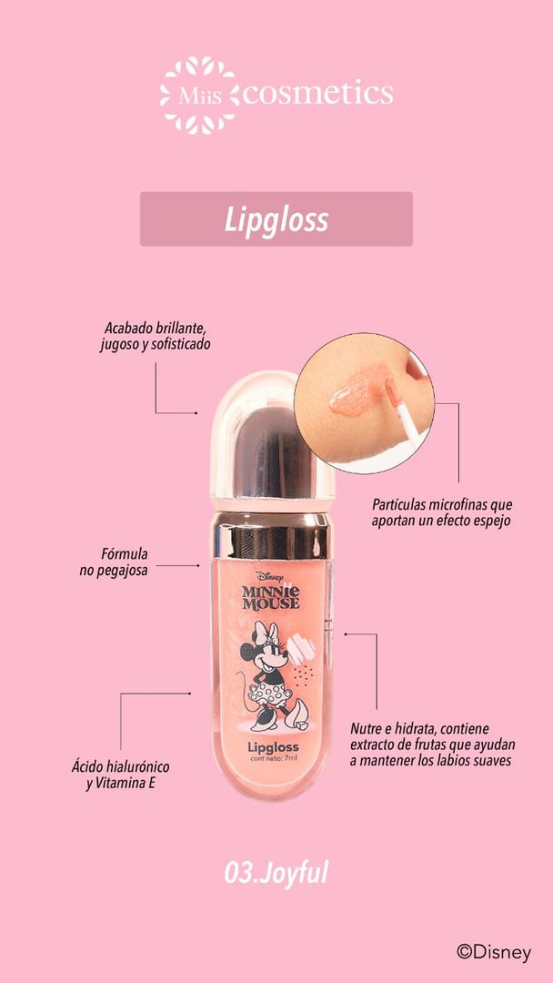 85- GLOSS MINNIE MOUSE CON TONO 