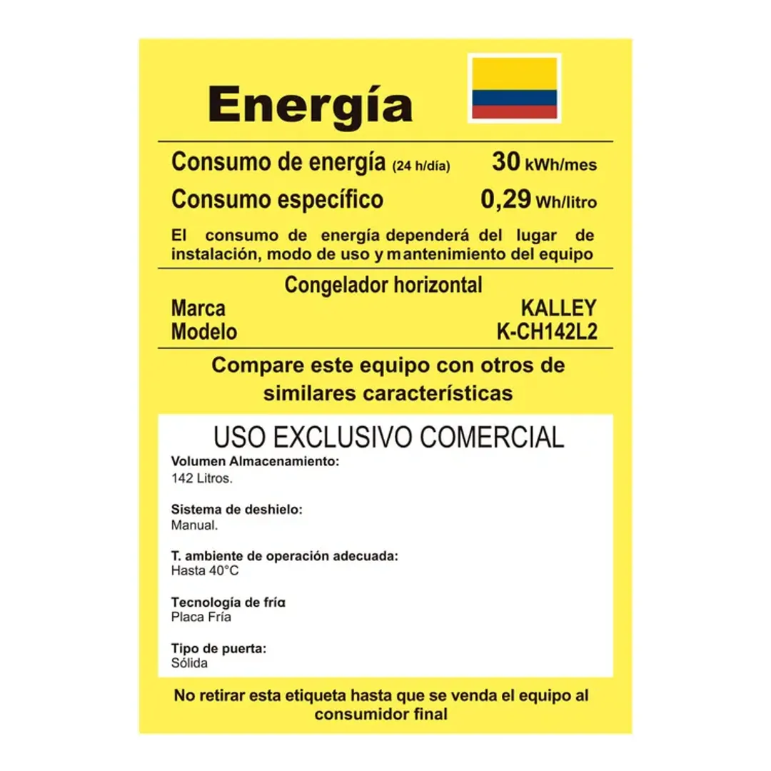 CONG KALLEY 142 LTS T.COFRE