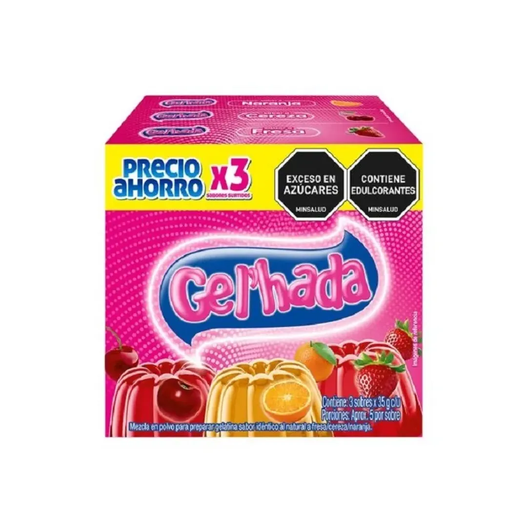 GELATINA GEL´HADA FCN*3*35G