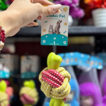 Imagen del producto Hueso con Pelota de Cuerda Interactiva