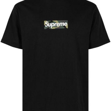 Imagen del producto CAMISETA SUPREME “CAMO BOX LOGO" NEGRA (TALLA L)