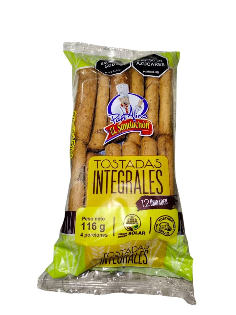 TOSTADAS INTEGRAL SANDUCHON*12*150G