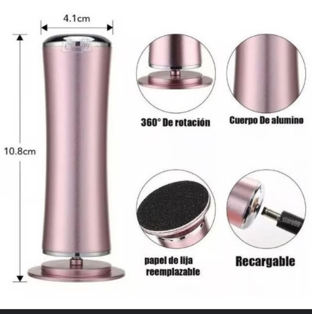 REMOVEDOR DE CALLOS ELECTRICO EN PIES 