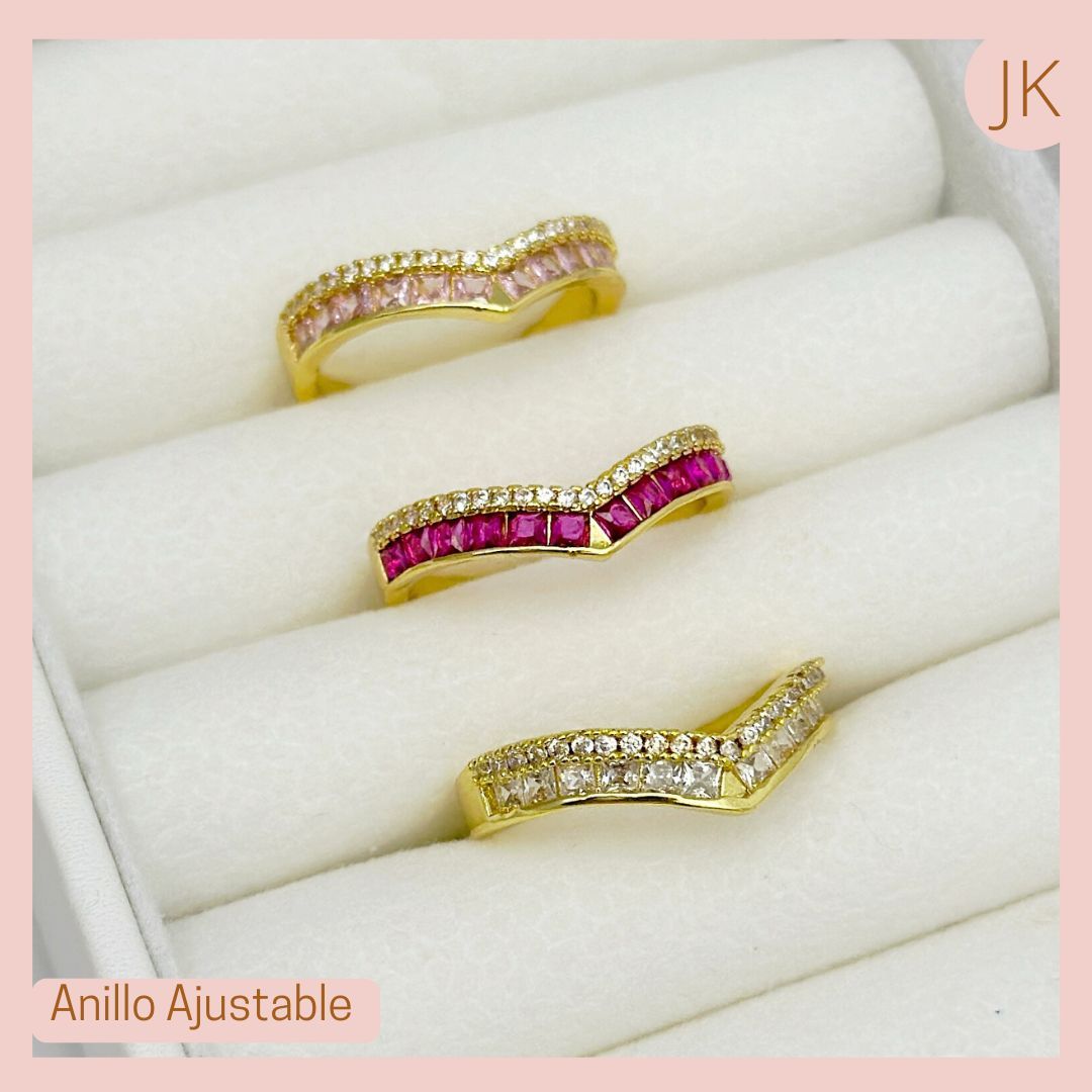 Anillo Rodio Circonado