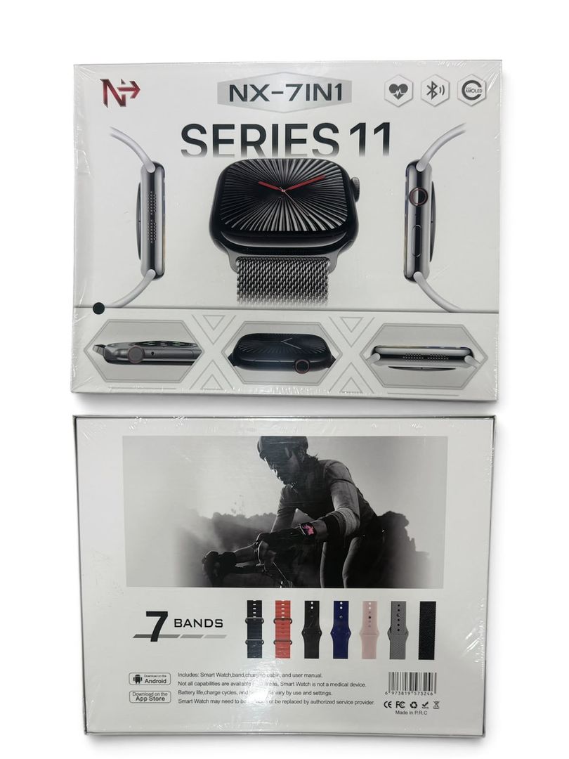 SMARTWATCH SERIES 11 NX-7IN1 – 7 CORREAS EN 1