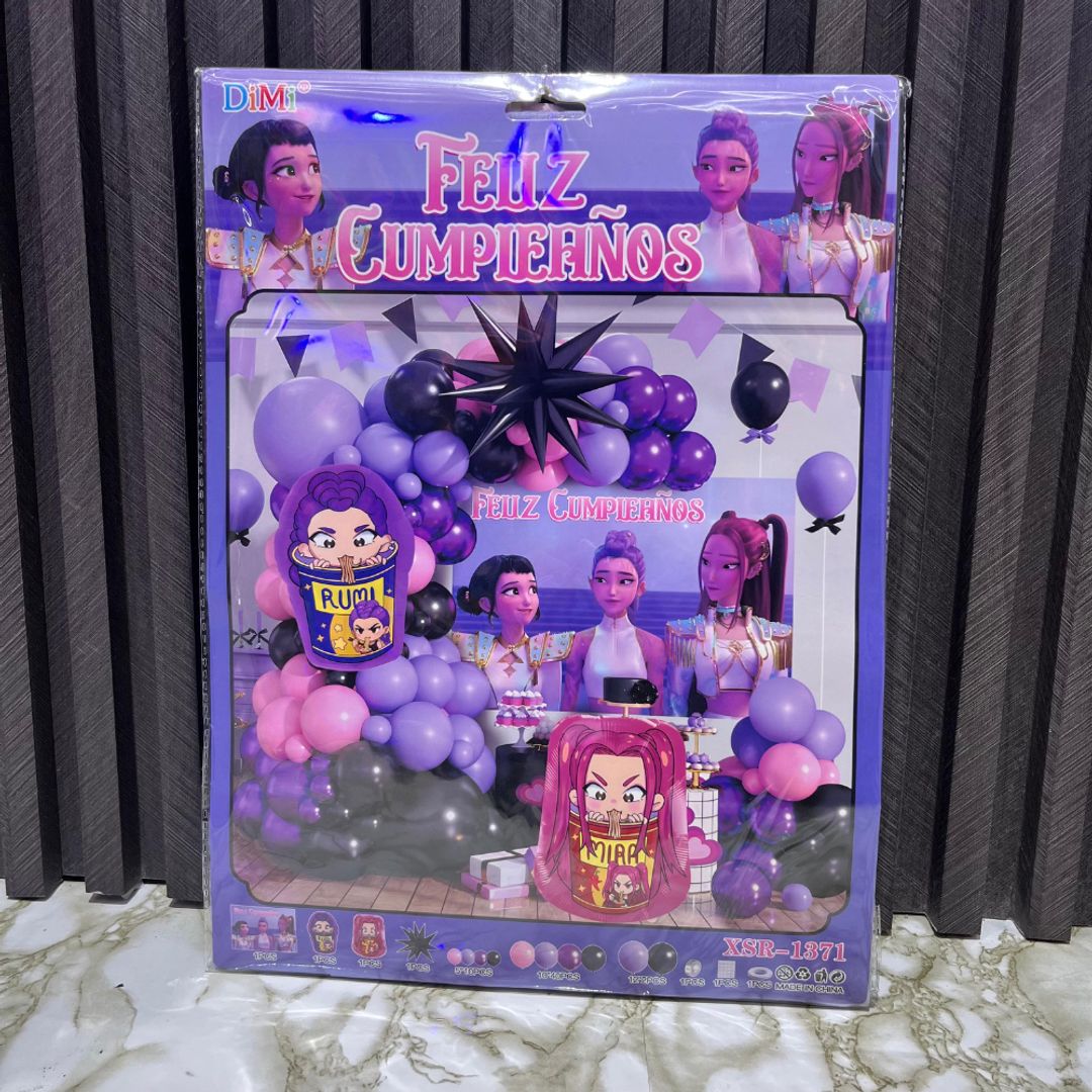 ARCO DE GLOBOS KPOP