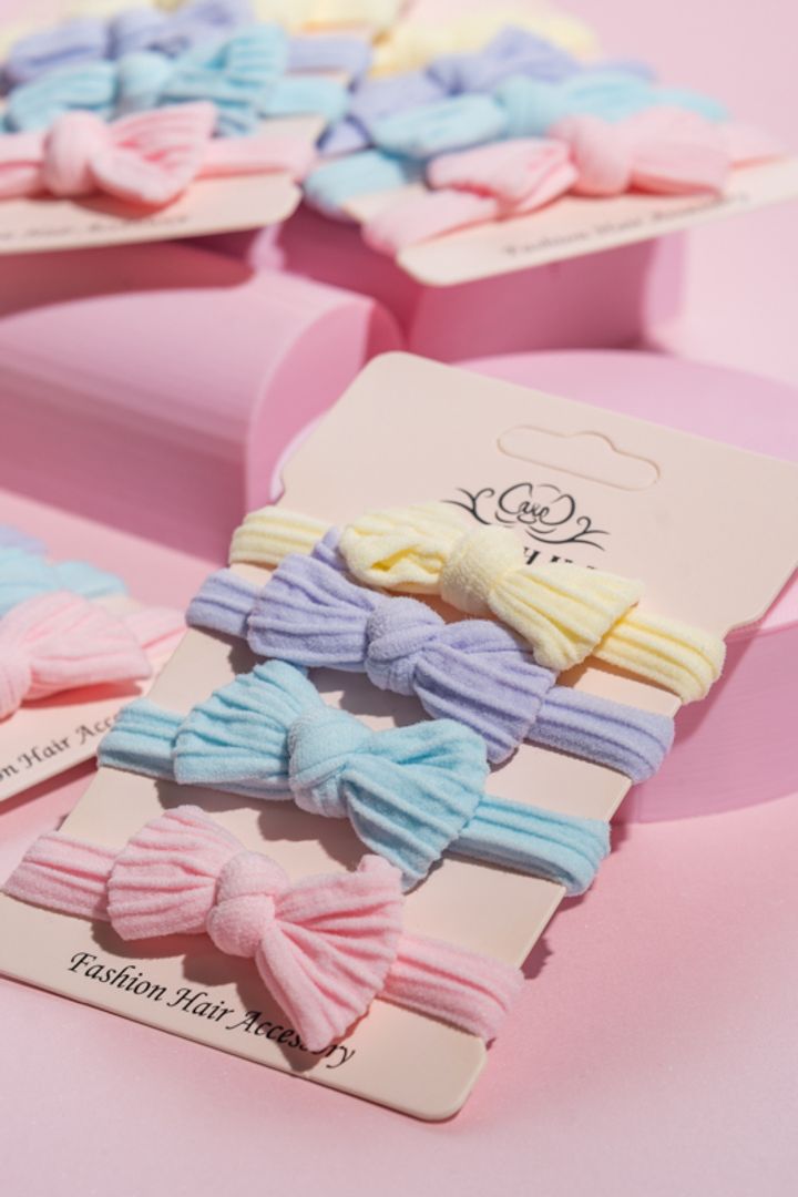 RESORTE MOÑO PASTEL