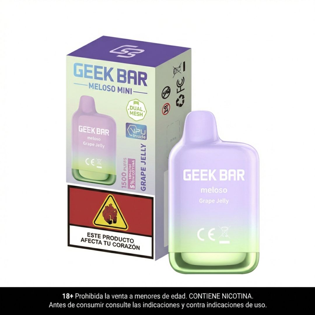 Geek Bar Grape Jelly 1500 Puffs Meloso Mini
