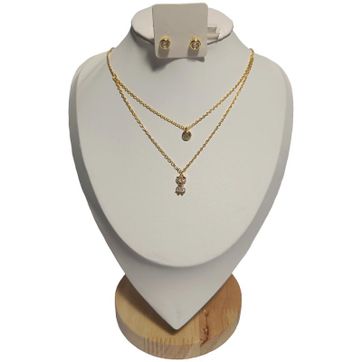 Juego de cadena + aretes - imagen 1
