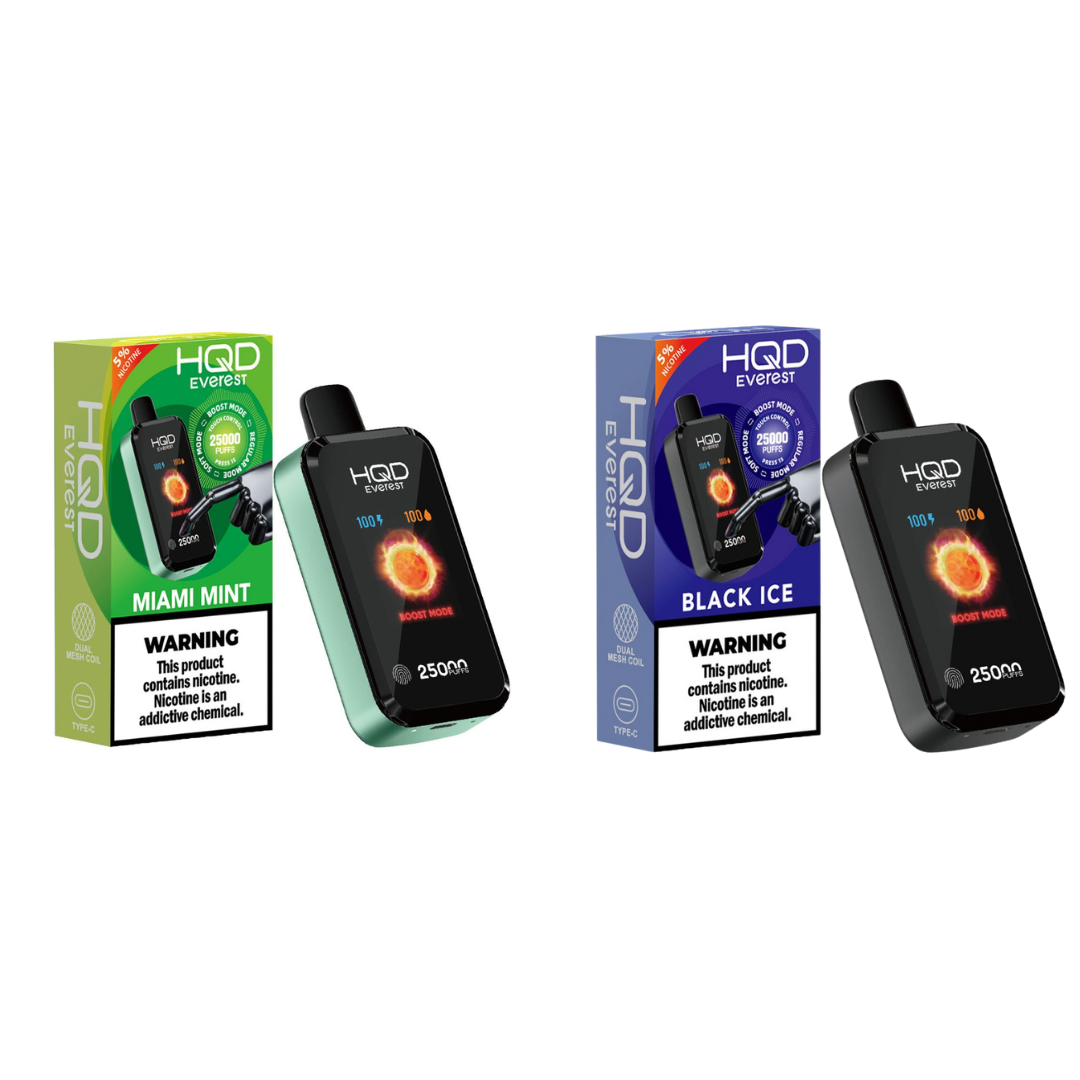 2 HQD Everest 25.000 Puffs