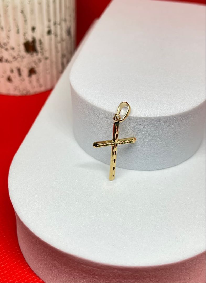 Dije cruz inri diamantada 3cm 