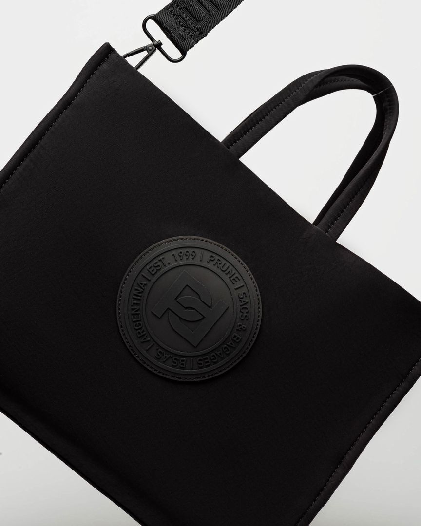 Bolso De Mano Elena En Nylon NEGRO