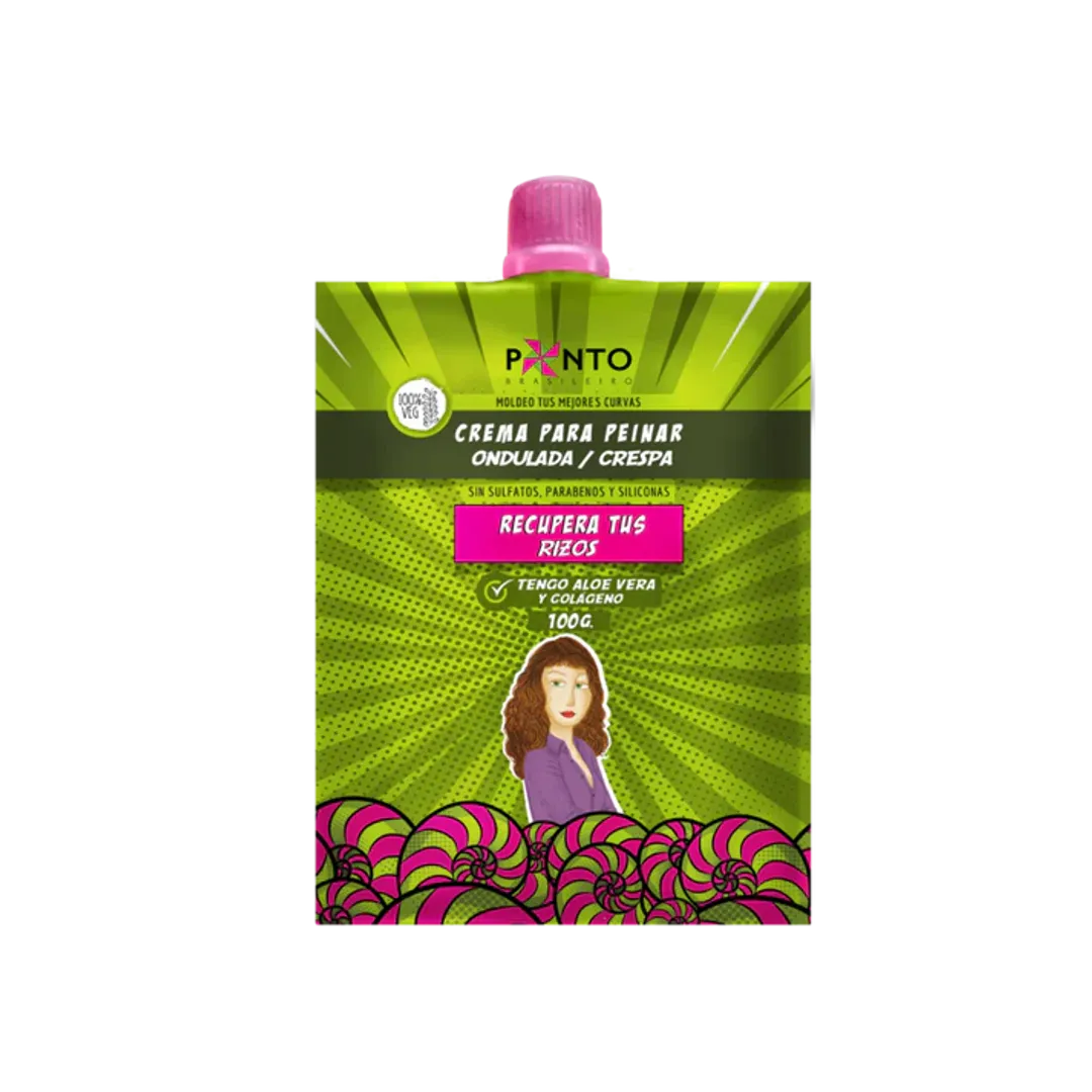 SACHET CREMA DE PEINAR 300 ML ONDULDO / CRESPO 100ML PONTO