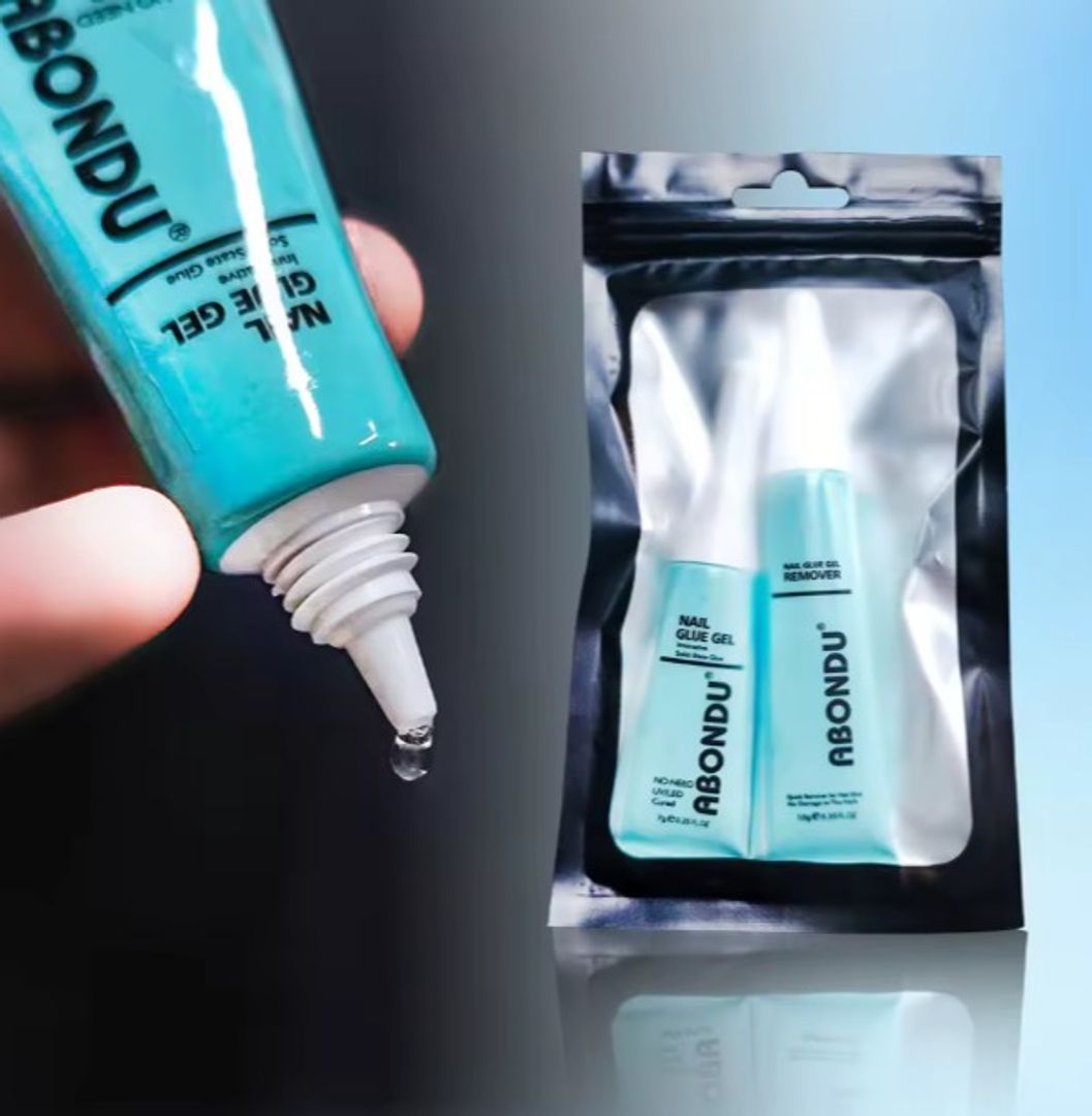 Pegamento y Removedor de uñas Abondu