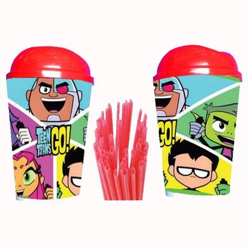 VASO PITILLO PERSONAJES  x 12 UNI - imagen 1